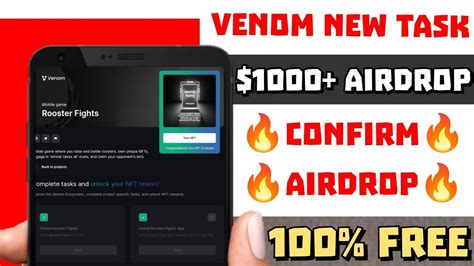 Venom Testnet Airdrop New Task Claim Free Nft Rooster Venom Airdrop