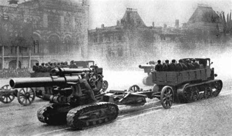 203 Mm B 4 Soviet Heavy Field Howitzer Mod 1931 And Voroshilovets