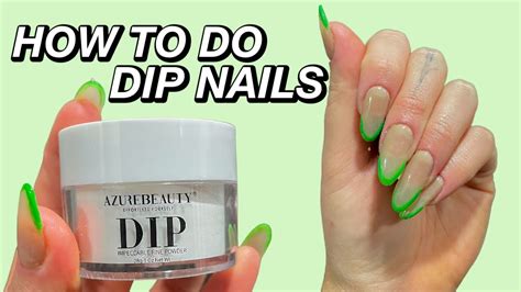 HOW TO DO DIP NAILS AT HOME What You Need Step By Step YouTube