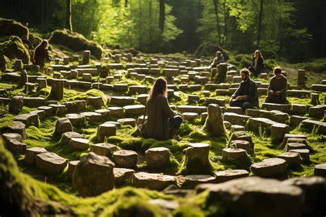 La Construction De Labyrinthes De M Ditation En Pleine Nature