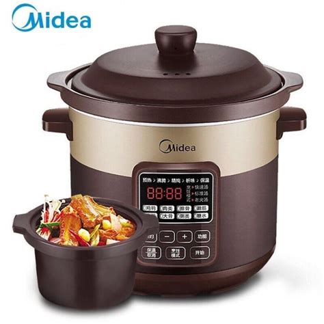 Malaysia Real Stock Midea Slow Cooker Ceramic Pot WTGS401 Ceramic