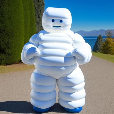 Michelin Man reimagined by AI by SuperMarioPainter on DeviantArt