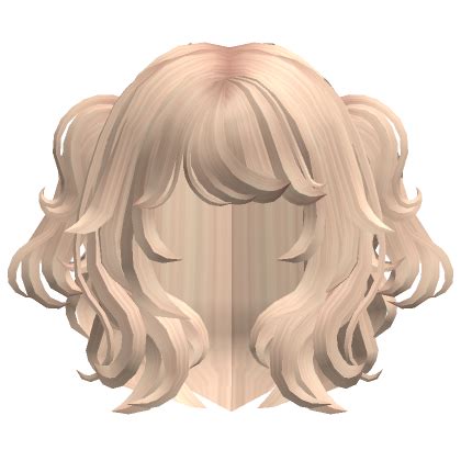 Soft Fluffy Anime Layered Hair Pigtails In Blonde Roblox