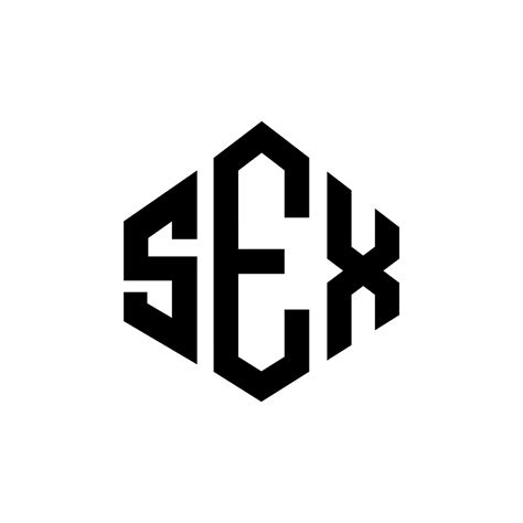 Sex Brief Logo Design Mit Polygonform Sex Polygon Und Würfelform Logo Design Sex Sechseck