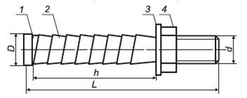 Болт БСР ГОСТ 28778-90 - Купить болт самоанкерующийся БСР в Минске