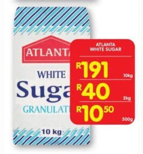 Atlanta White Sugar Kg Offer At Shoprite