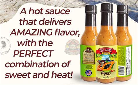 Spicy Delight Best Hot Sauce By Flavor Pirate Aruba Hot Sauce Made With Habanero