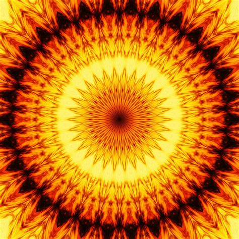 Indian Mandala Fire Als Fotoprodukt Bestellen Fototapete Ch