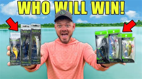 GOOGAN Baits Vs MACH Baits Fishing Lure Challenge YouTube