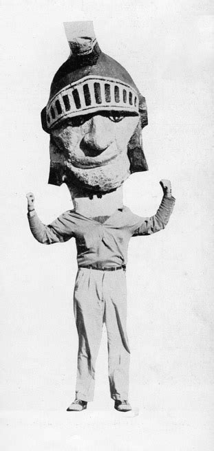 On the Banks of the Red Cedar| Sparty mascot, 1958