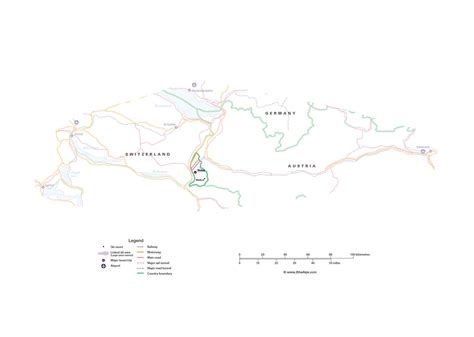 Skiing in the Alps - Liechtenstein