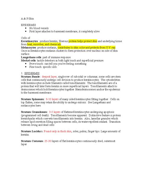 A&P Chapter 3 Notes - Anatomy Physiology Chapter 3 Cell Biology and