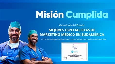 Ganadores del Premio Mejores Especialistas de Marketing Médico en