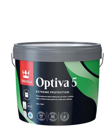 Tikkurila Optiva 5 Matt Lateksowa 9l Baza C Tikkurila Tikkurila