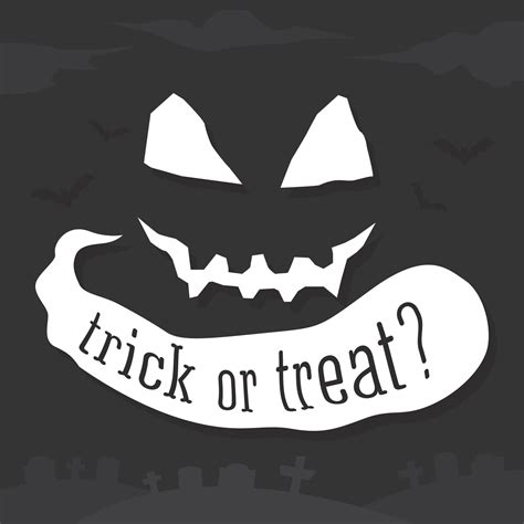 Trick Or Treat Text Banner Vector Art At Vecteezy