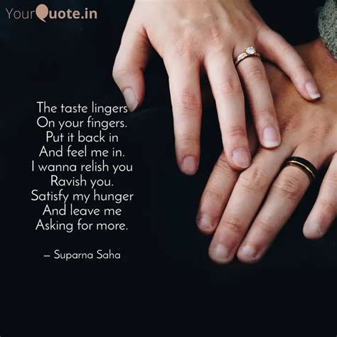 The Taste Lingers On You Quotes Writings By Suparna Saha YourQuote