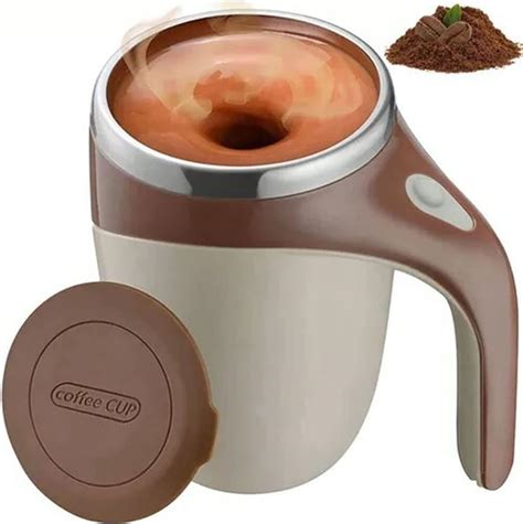 Amazon Vtosen Self Stirring Coffee Mug Stainless Steel