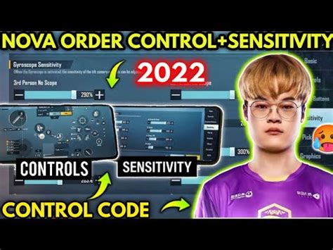 2022 Nova Order 2 2 Update New Sensitivity Code Nova Order Control