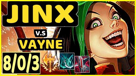 Jinx Vs Vayne Kda Bottom Adc Gameplay Euw Ranked Diamond