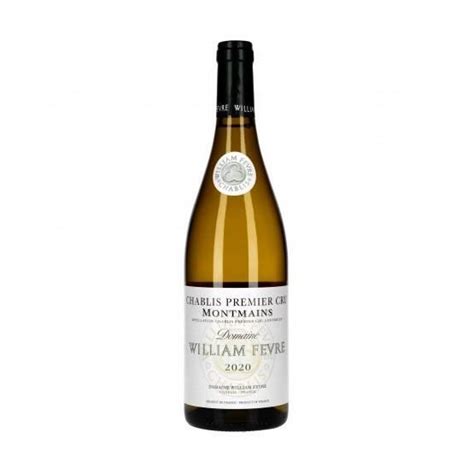 Chablis 1er Cru Montmains Domaine 2020 Blanc La Cave Cdiscount