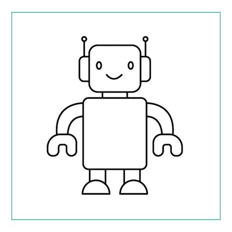 Fun Robot Drawing For Kids In Just 4 Steps