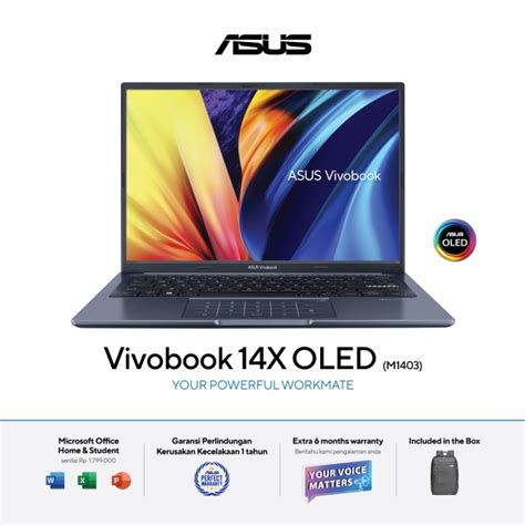 Jual Vivobook 14X M1403QA VIPS551 AMD Ryzen 5 5600H Mobile 8GB 512GB