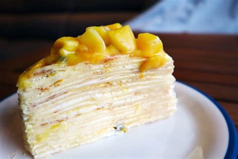 Passionfruit And Mango Crepe Cake Asian Inspirations