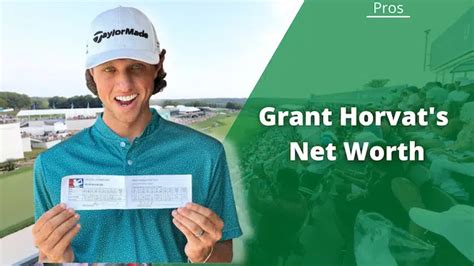 Grant Horvat's Net Worth: Earnings & Endorsements