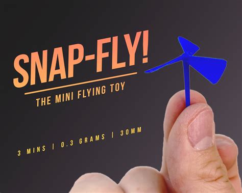 Snap Fly Mini Flying Toy By Clytr0n Download Free Stl Model