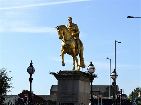 Equestrian statue of William III in Kingston upon Hull UK