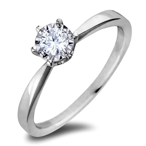 Diamond Solitaire Rings - AFCR0103020 - Anaya Fine Jewellery Collection