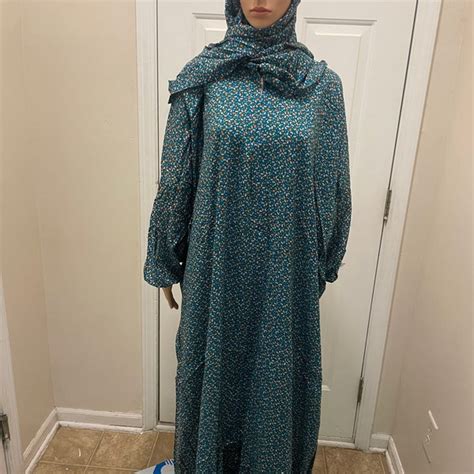 Prayer Dress With Attached Scarf Etsy