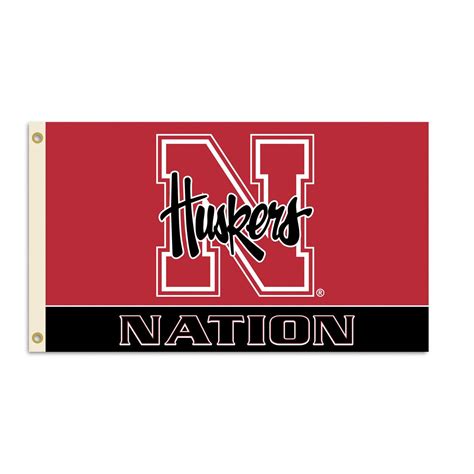 Nebraska Husker Photos Nebraska Cornhuskers 3ft X 5ft Team Flag