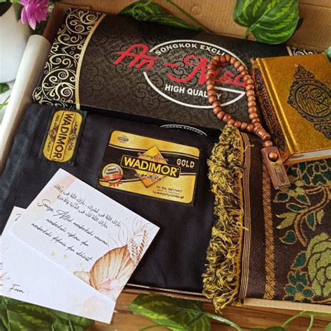 Jual Paket Alat Sholat Pria Hampers Gift Box Kado Guru Wedding Kado