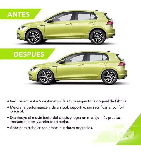 Ag Kit Resortes Deportivos Vw Jetta Mk Tsi Mqb Mebuscar M Xico