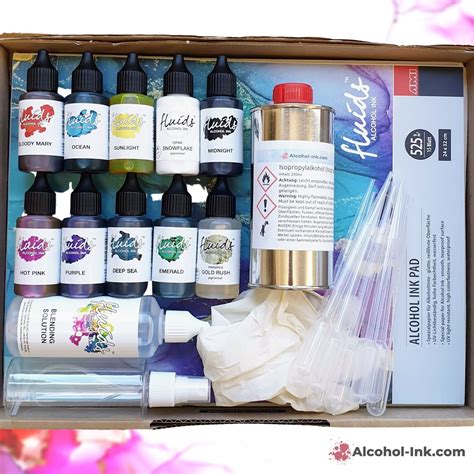 Alcohol Ink Starter Set Mega Alcohol Ink Ch