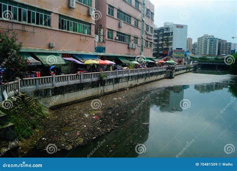 Polluted rivers editorial stock image. Image of water - 70481509