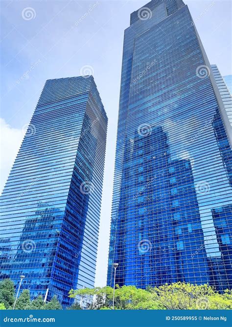 Singapore City Landscapes, Towers, Skyscrapers, Buildings Stock Image