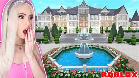 Spoiled Rich Girl Buys Worlds Most Expensive Mansion In Bloxburg Youtube