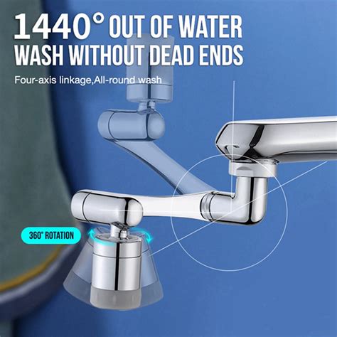 Buy Universal 1080 Rotation Extender Faucet Aerator For Kitchen Sink