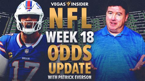 Nfl Week 18 Betting Odds Update Bills Vs Dolphins Eagles Vs Giants Nfl Line Movement Youtube