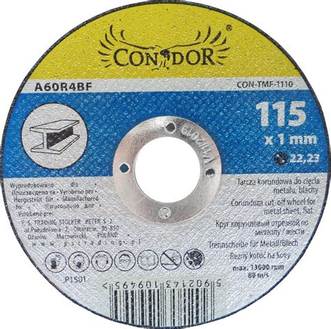 Tarcza do cięcia metalu 125x1 0mm CONDOR CON TMF 1210 Cena Opinie