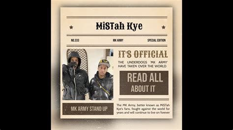 Mistah Kye Read All About It Youtube Music