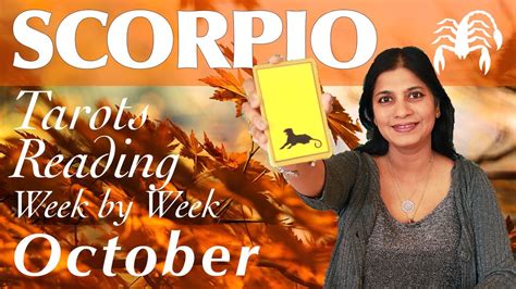 Scorpio October 2019 Tarot Reading Forecast Youtube