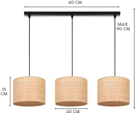 Moonlight Lampa Wisz Ca Sufitowa Yrandol Ratan Rattan Boho Ml