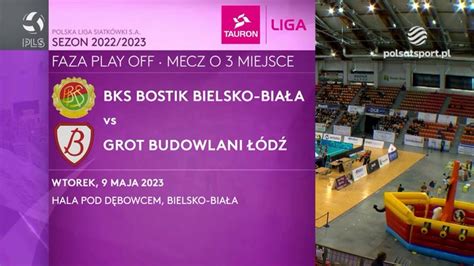 BKS Bostik Bielsko Biała Grot Budowlani Łódź 1 3 Skrót meczu