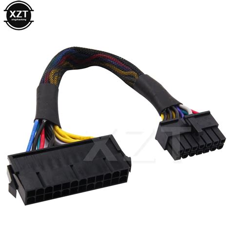 High Quality Atx 24pin To 14pin Power Supply Cable Cord 24p To 14p 18awg Wire For Lenovo Q77 B75