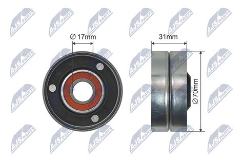 Deflection Guide Pulley V Belt Rnk Au Nty F