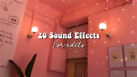 Sound Effects For Edits Youtube