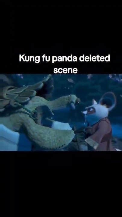 Kung Fu Panda Deleted Scene Ripshadowofficial Youtube